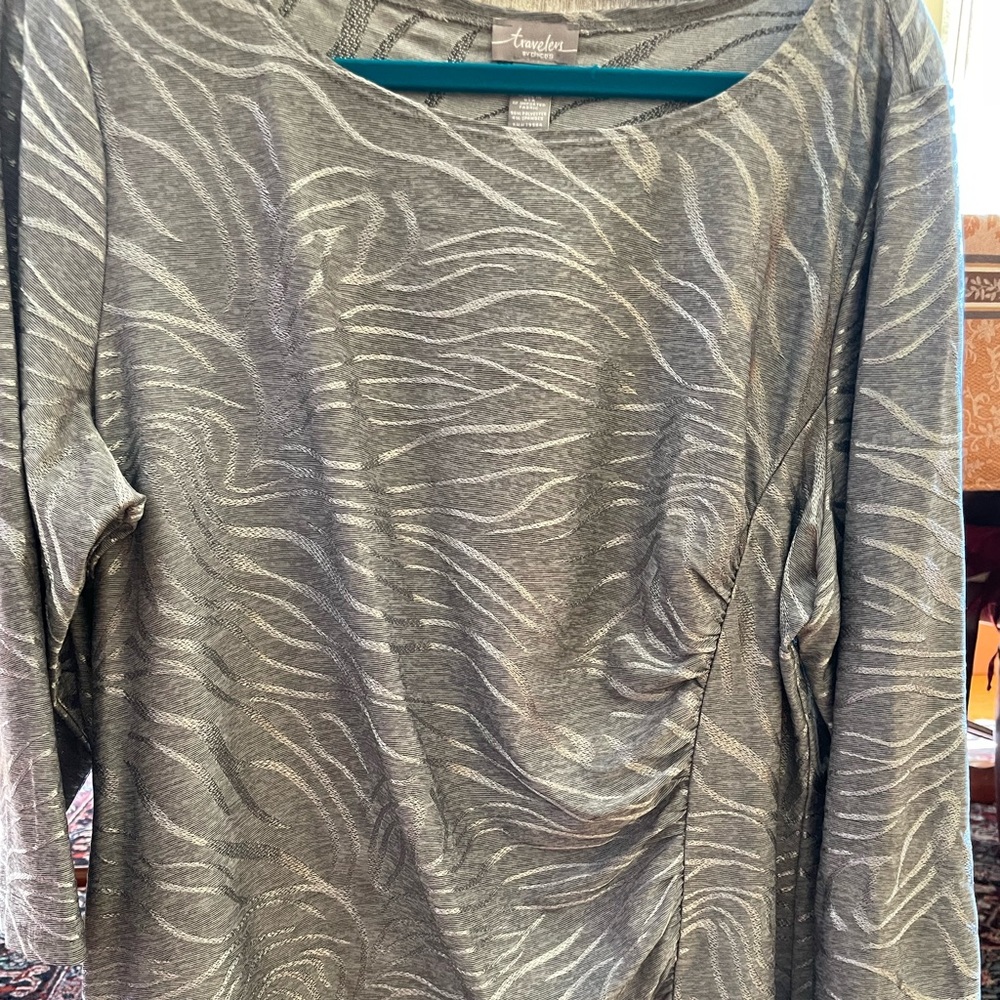 Womens patterned Chicos blouse